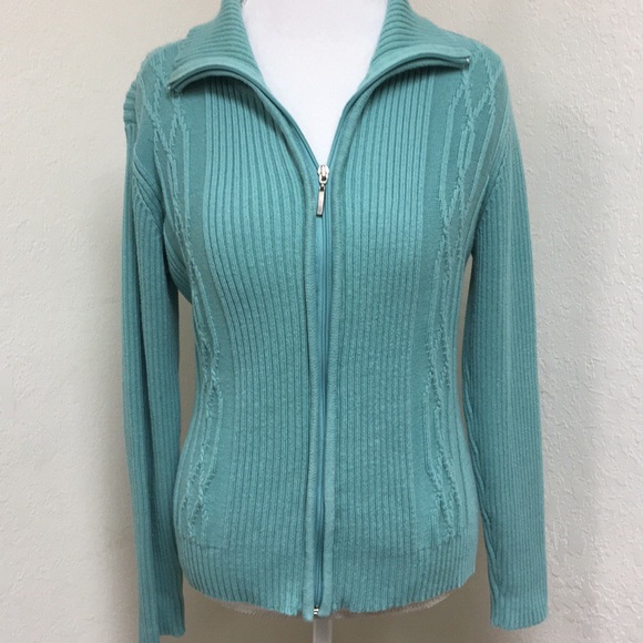 Liz Claiborne Zip Cardigan 